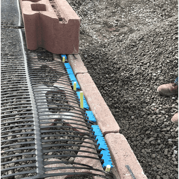 A sample of Tensar® Uniaxial (RE) Geogrids